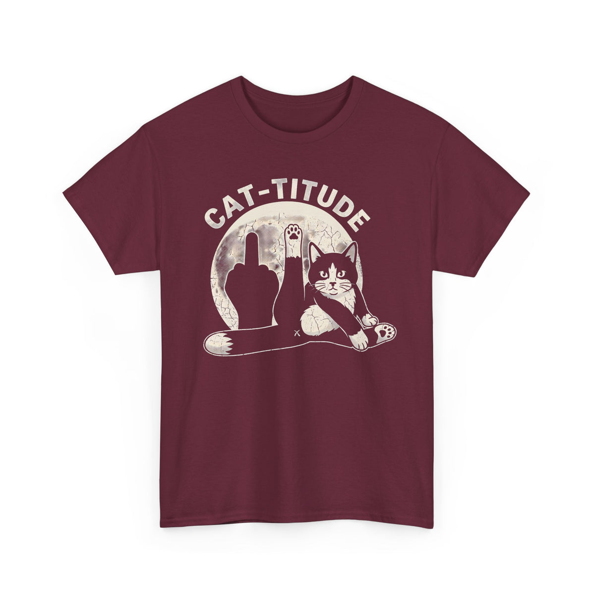 Cattitude T-Shirt — Funny Cat Attitude Tee