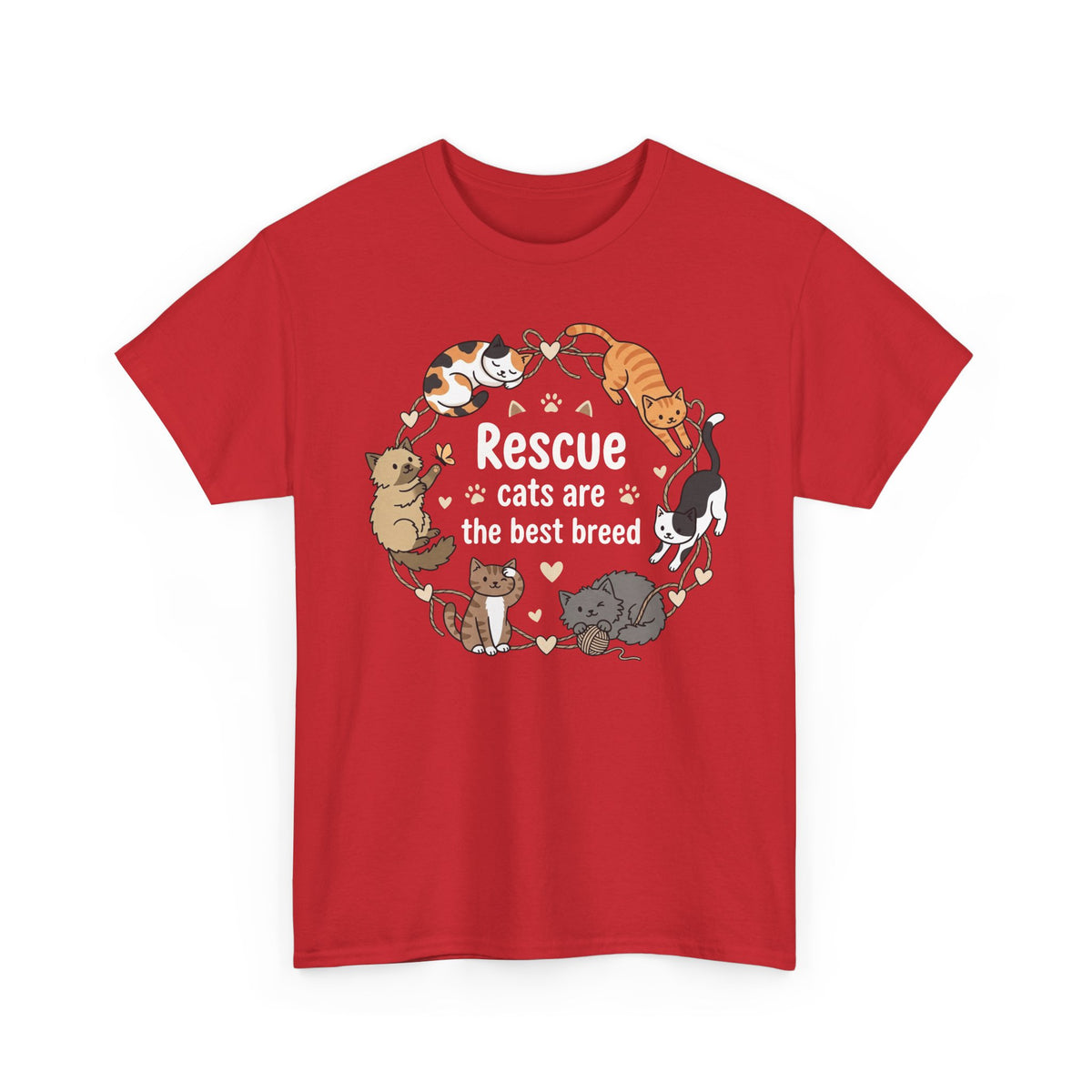 Rescue Cats Are the Best Breed T-Shirt