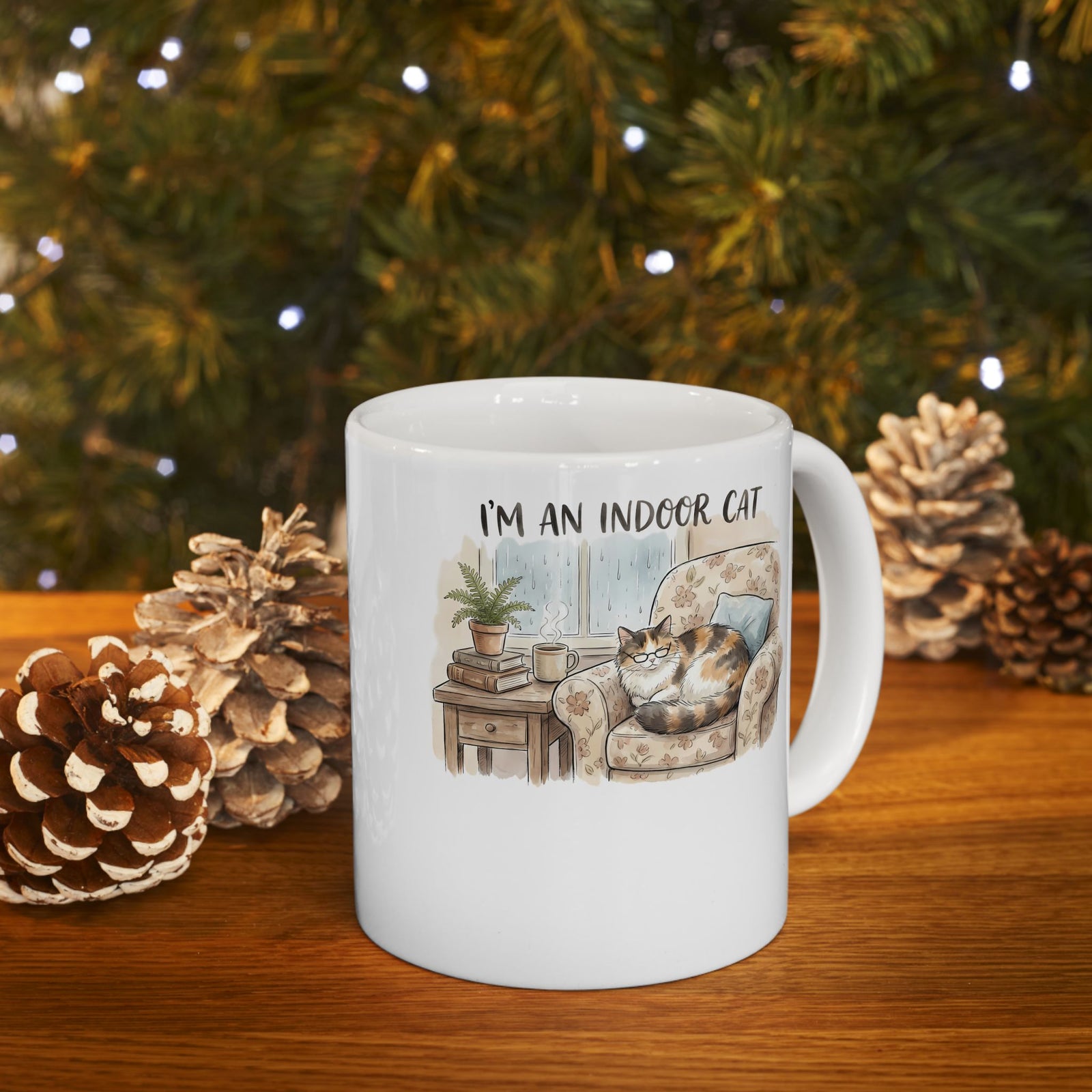 I'm An Indoor Cat Ceramic Mug
