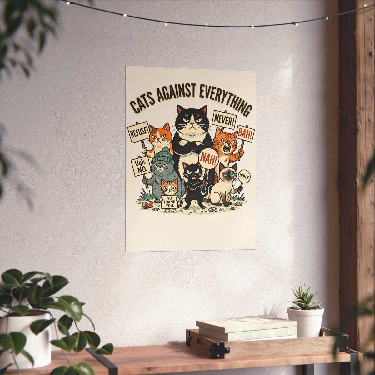 Cats Against Everything Poster