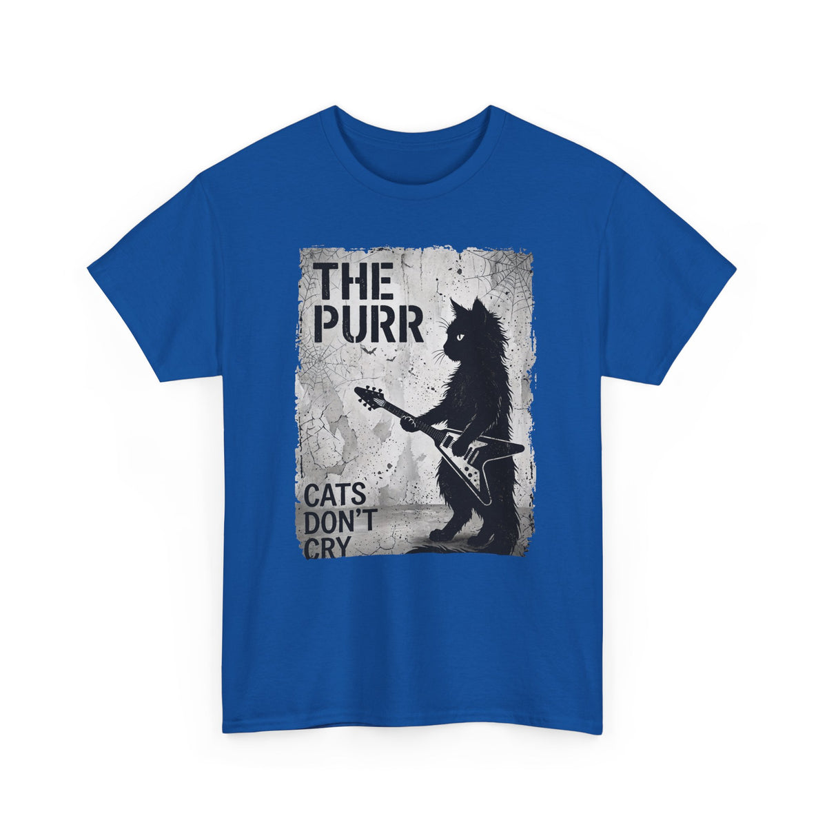 Purr Cats Don't Cry T-Shirt — Cute Cat Graphic Tee