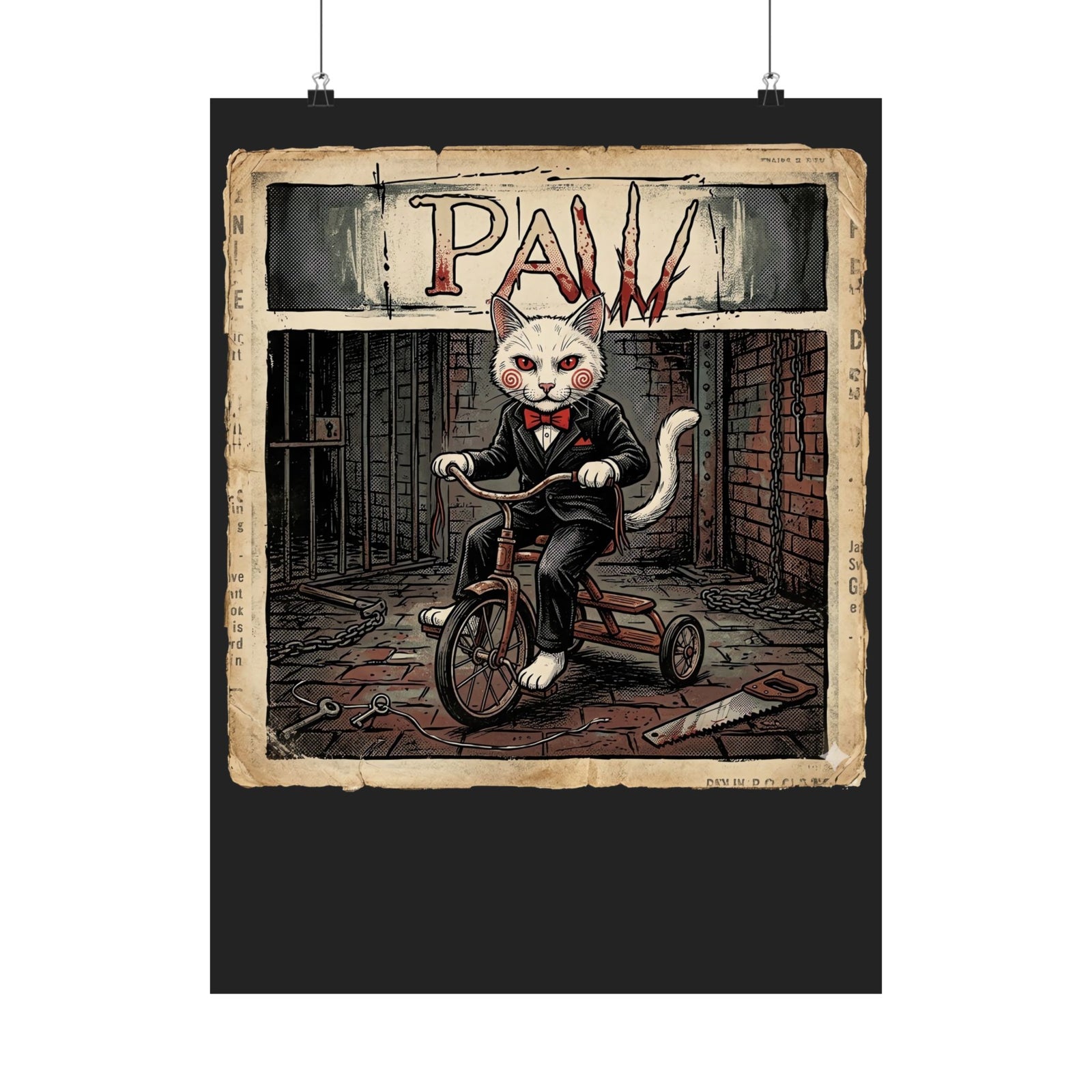 Billy the Puppet Cat Lover Poster