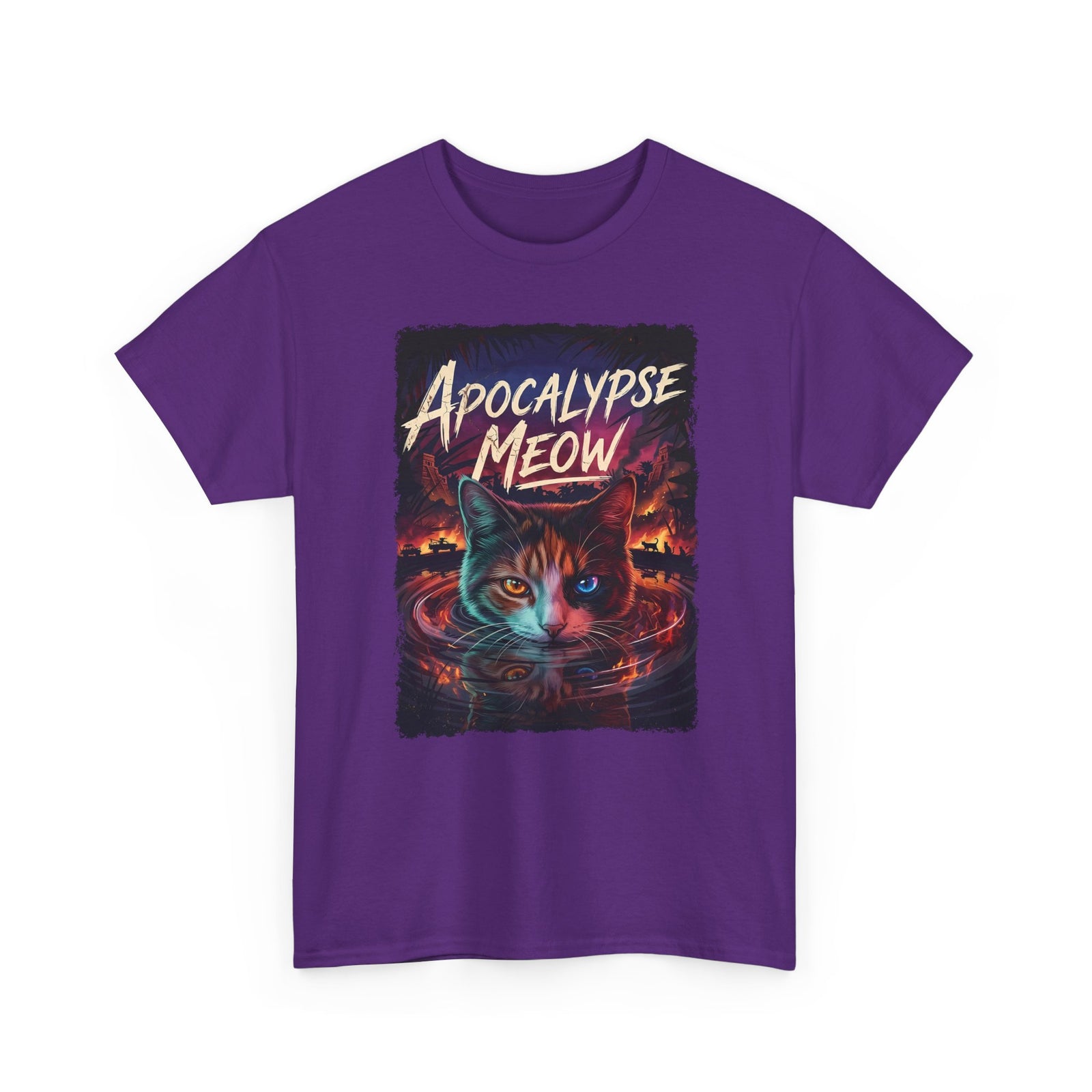 Apocalypse Meow T-Shirt — Cute Post-Apocalyptic Cat Graphic Tee