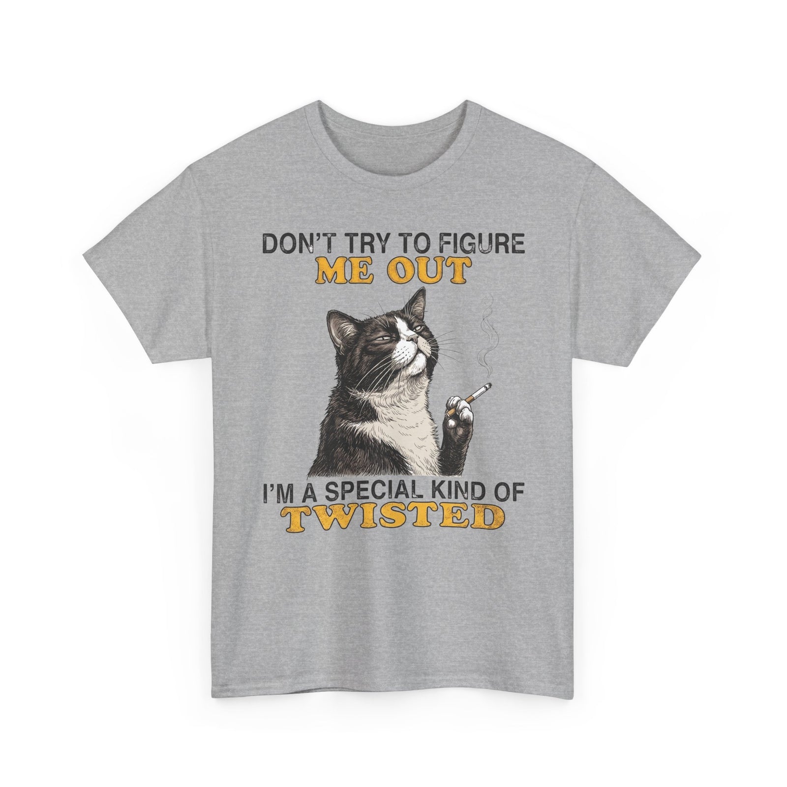 Grumpy Cat Tee "I’m a Special Kind of Twisted" Funny Sarcastic Cat Shirt for Cat Lovers