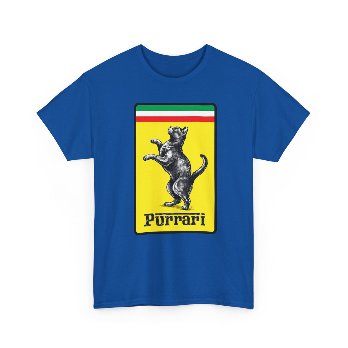 Purrari Tee — Cat Racing Graphic T-Shirt