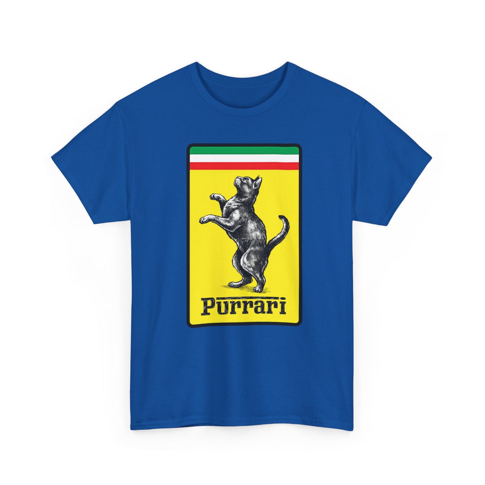 Purrari Tee — Cat Racing Graphic T-Shirt