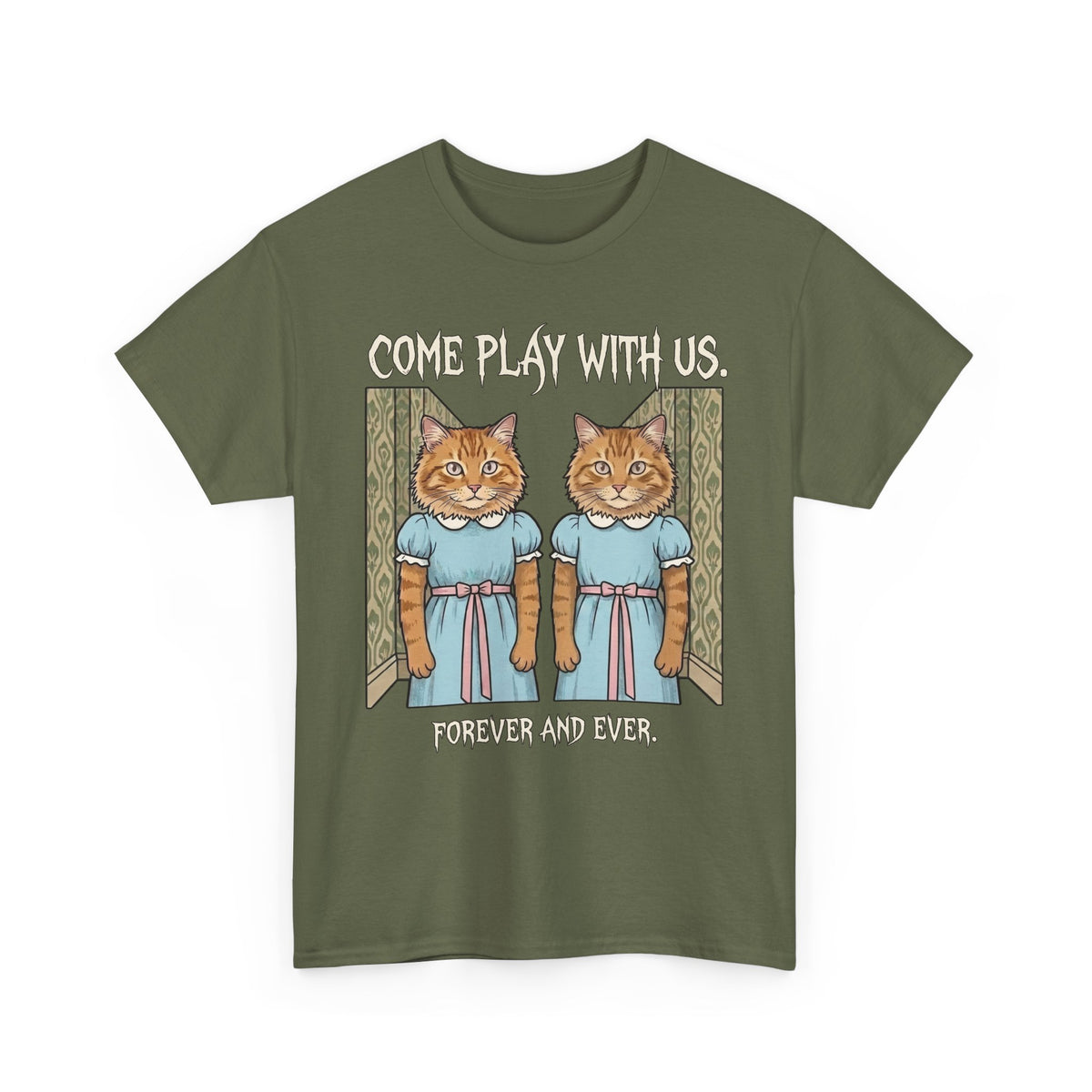 Cat Twins "Come Play With Us Forever and Ever" T-Shirt