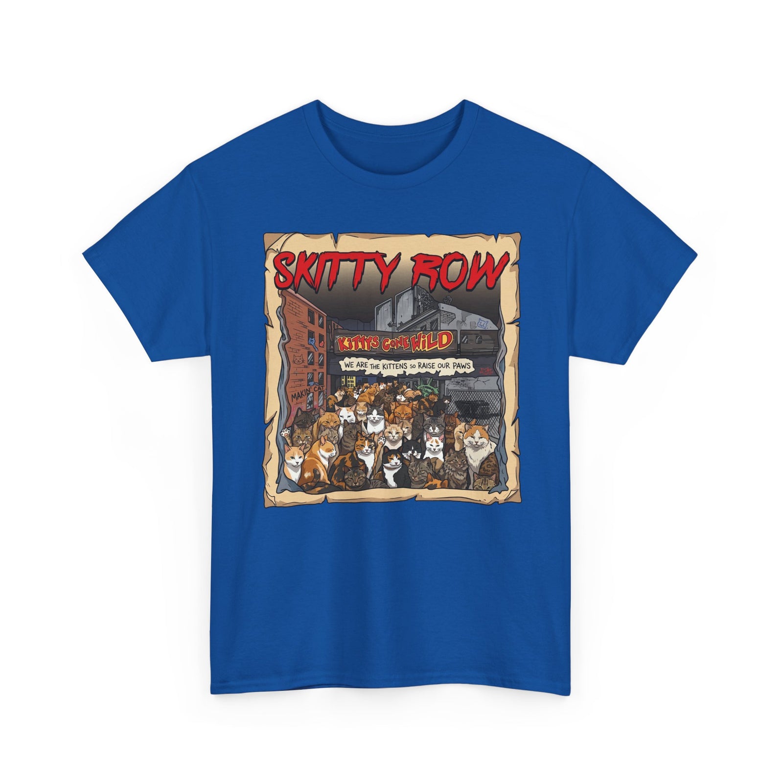 Skitty Row Cat Parody T-Shirt