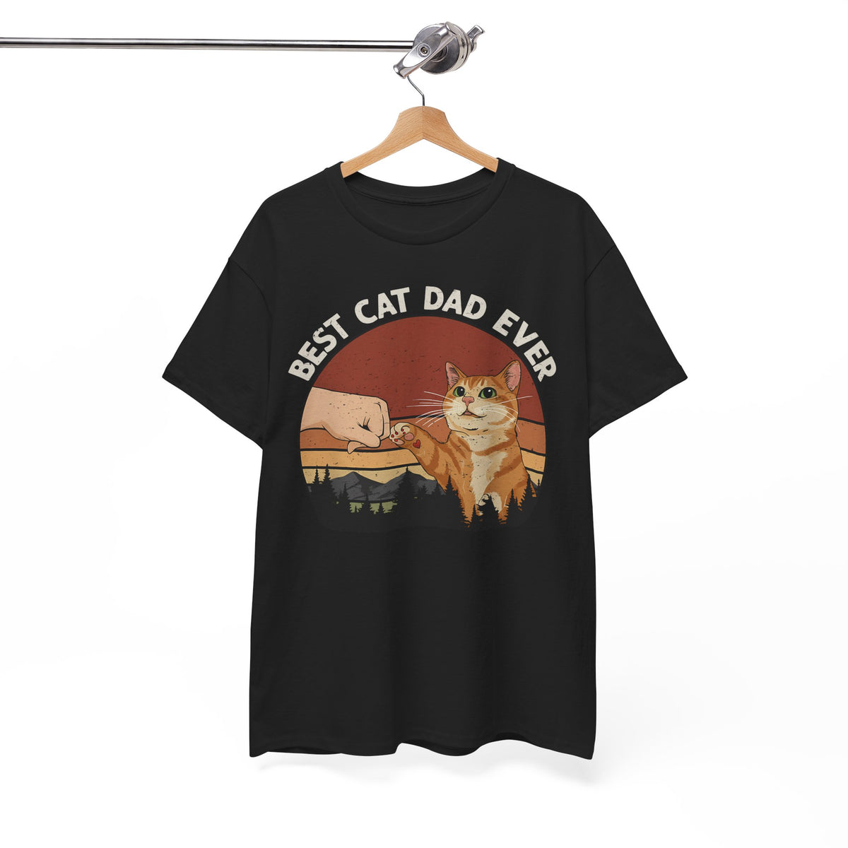 Best Cat Dad Ever Tee — Funny Cat Dad T-Shirt