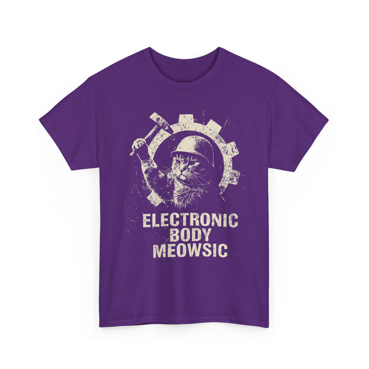 Electronic Body Meowsic Cat T-Shirt
