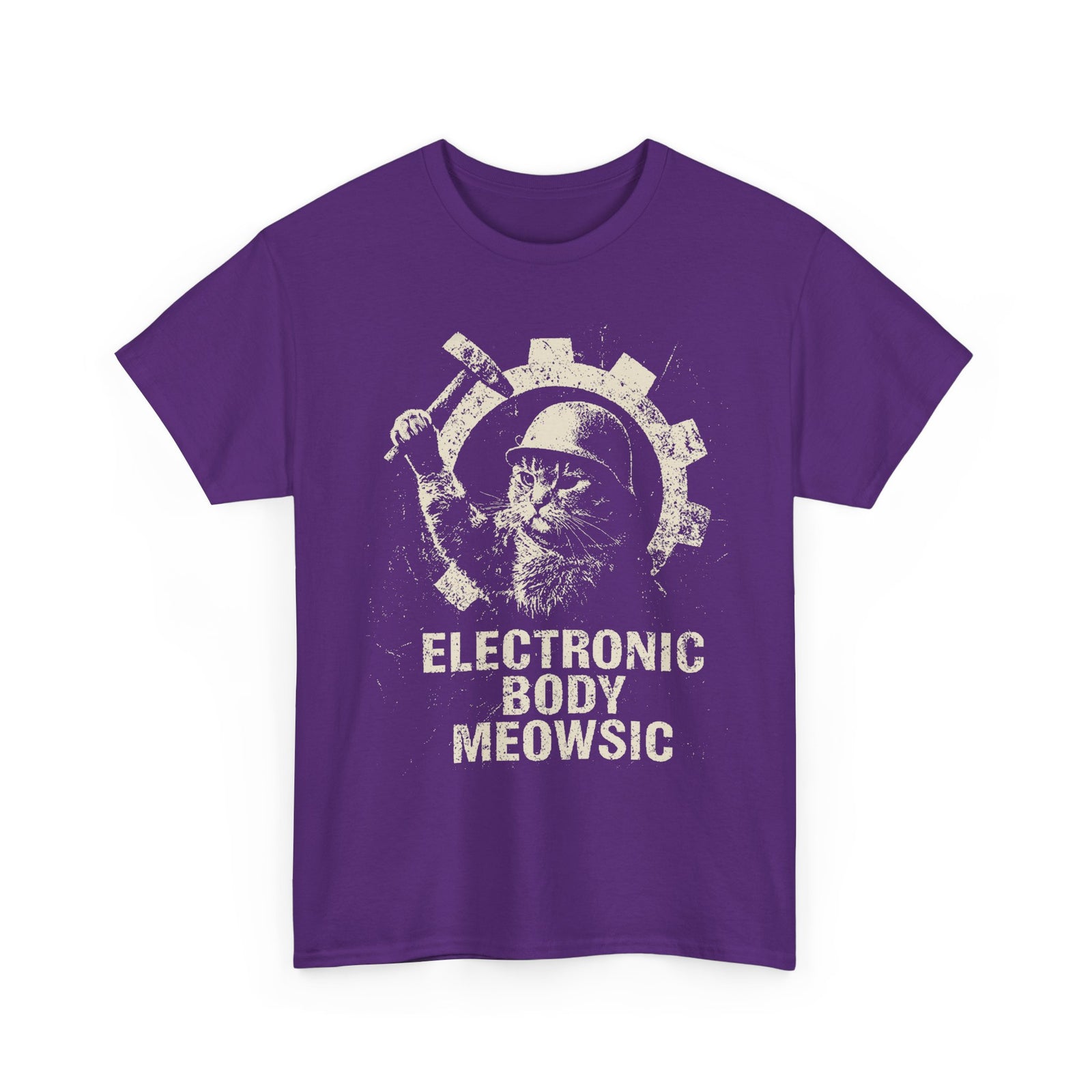 Electronic Body Meowsic Cat T-Shirt