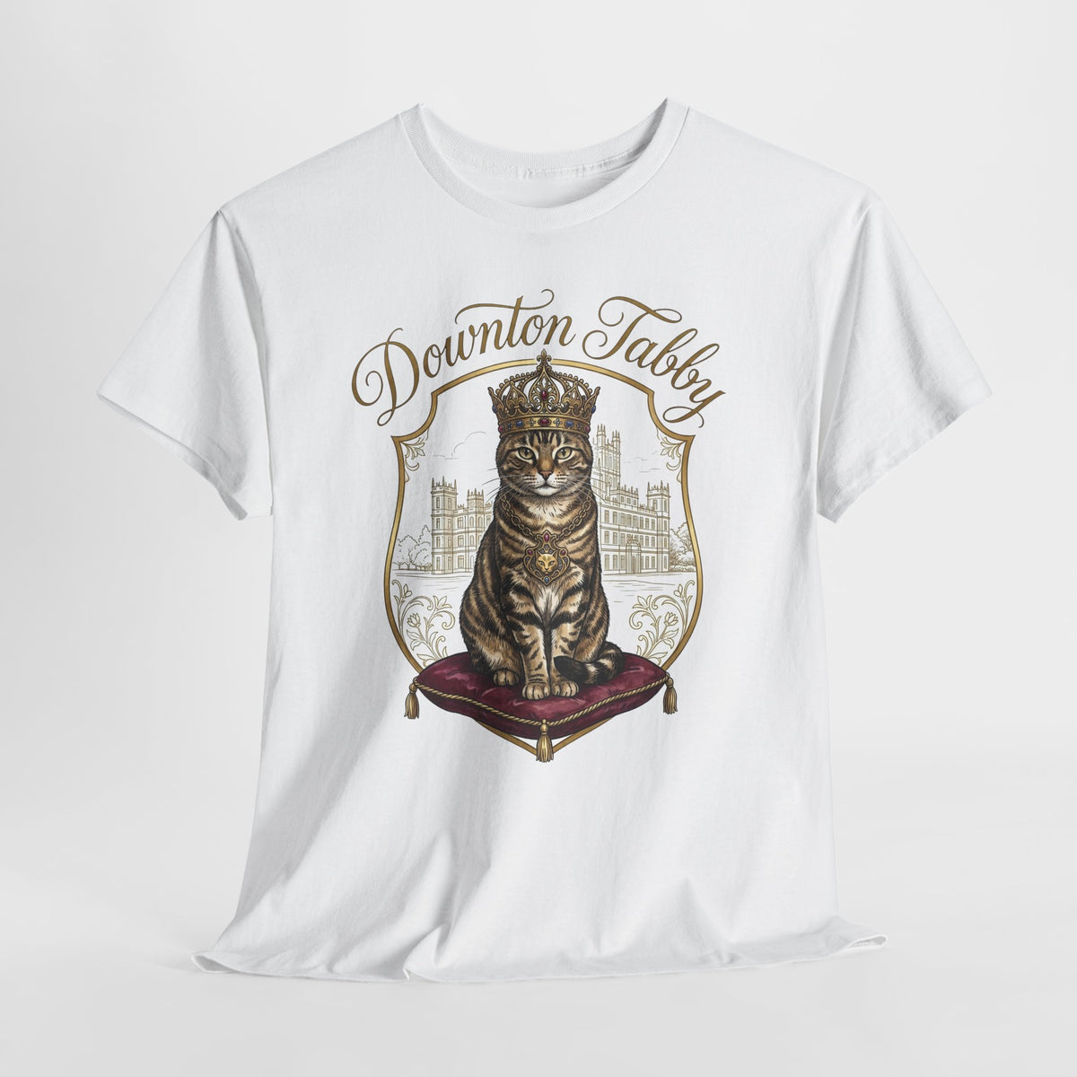 Downton Abbey Cat Parody T-Shirt — Funny Period Drama Cat Tee