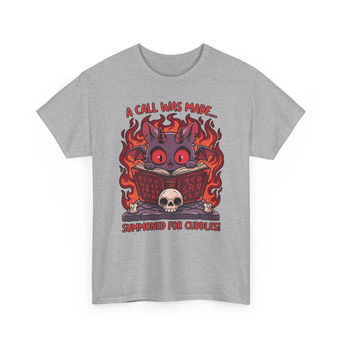 Summoned for Cuddles Cat T-Shirt — "A Call Was Made" Cute Cat Tee