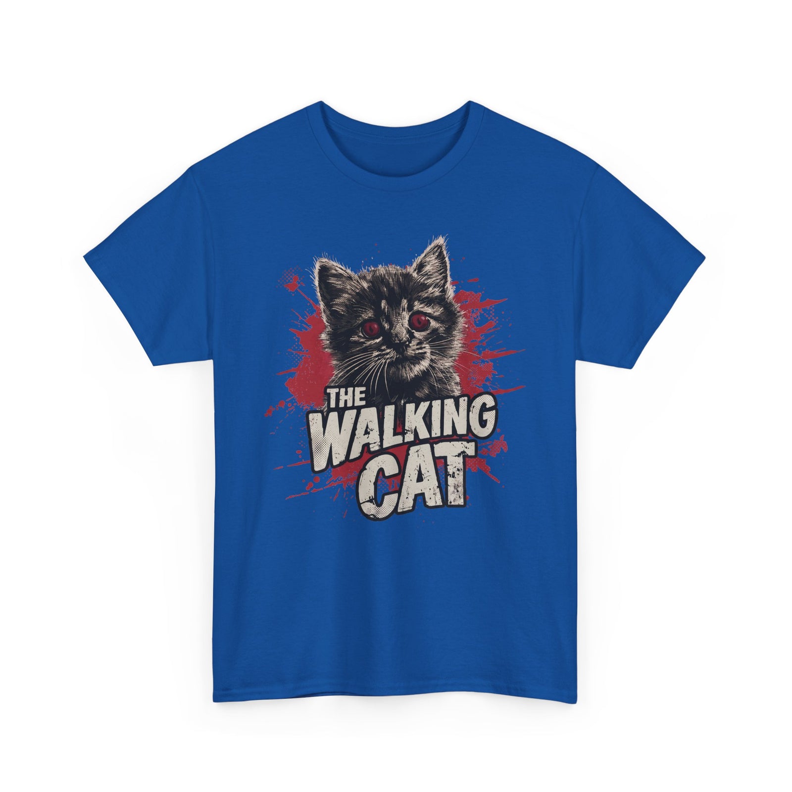The Walking Cat T-Shirt — Funny Zombie Horror Movie Parody Tee