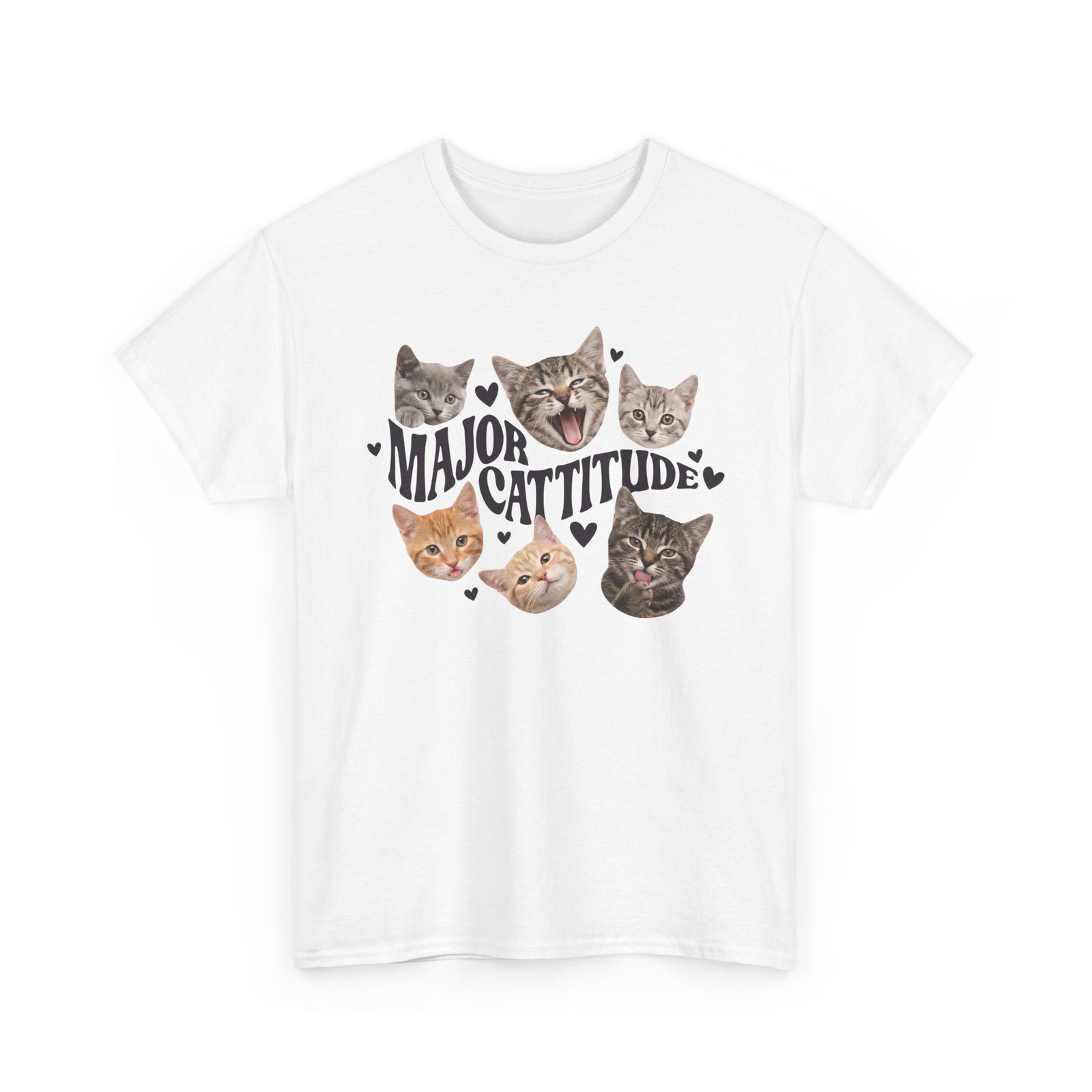 Major Cattitude T-Shirt Funny Cat Attitude Tee