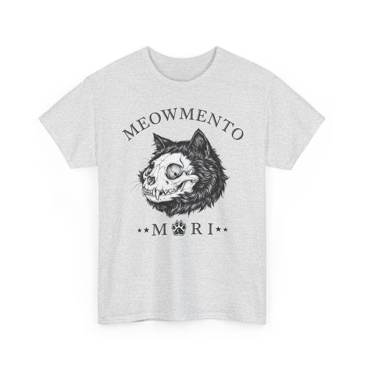 Meowmento Cat T-Shirt — Humorous Cat Memorial Tee