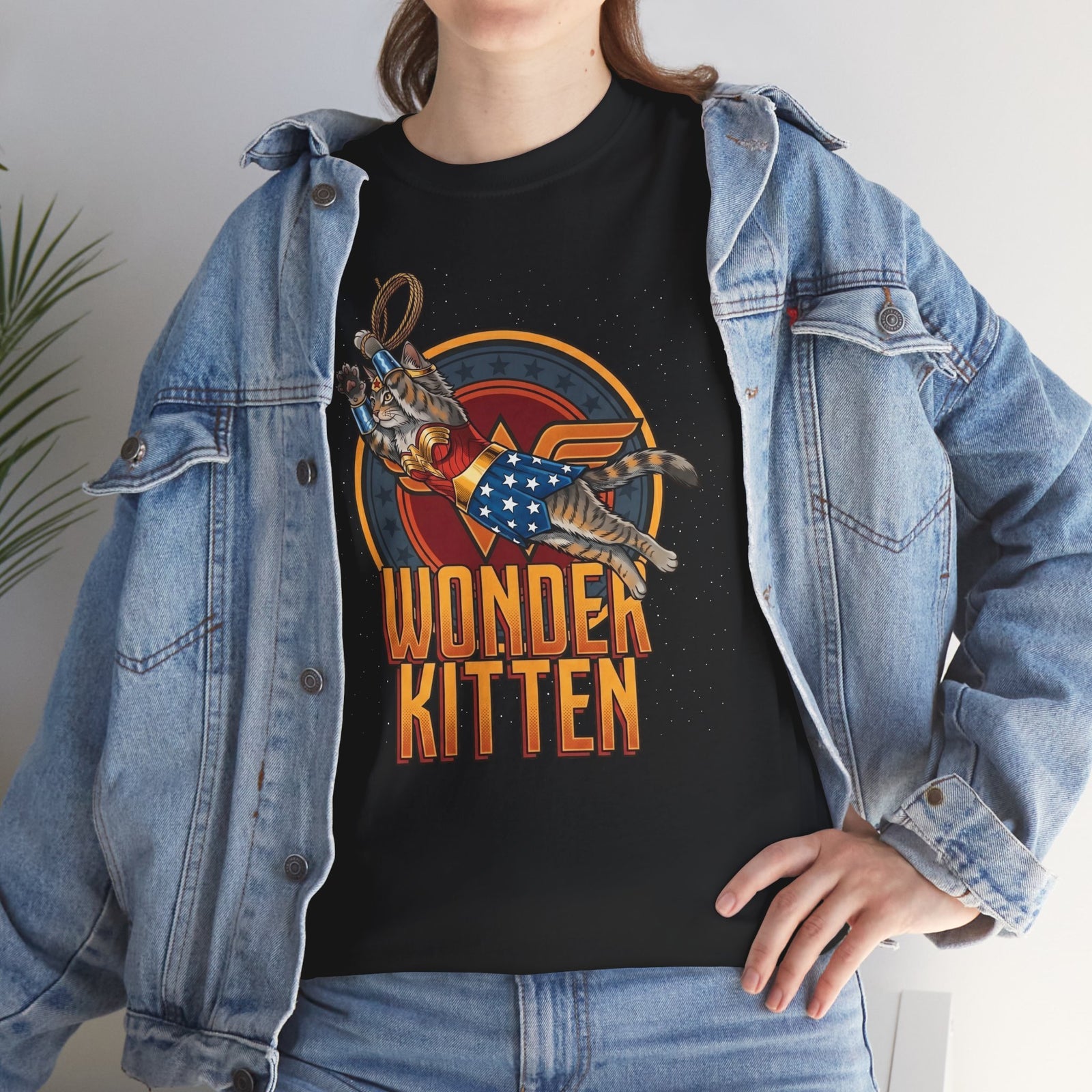 Wonder Kitten T-Shirt — Cute Graphic Cat Tee
