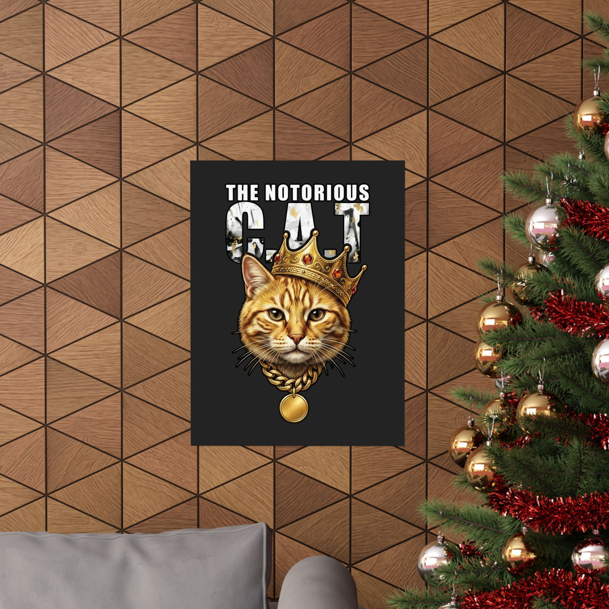 Notorious Cat Parody Poster — The Notorious Cat Graphic Poster