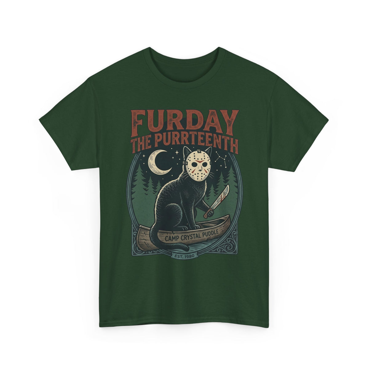 Horror Cat "Furday the Purrteenth" T-Shirt