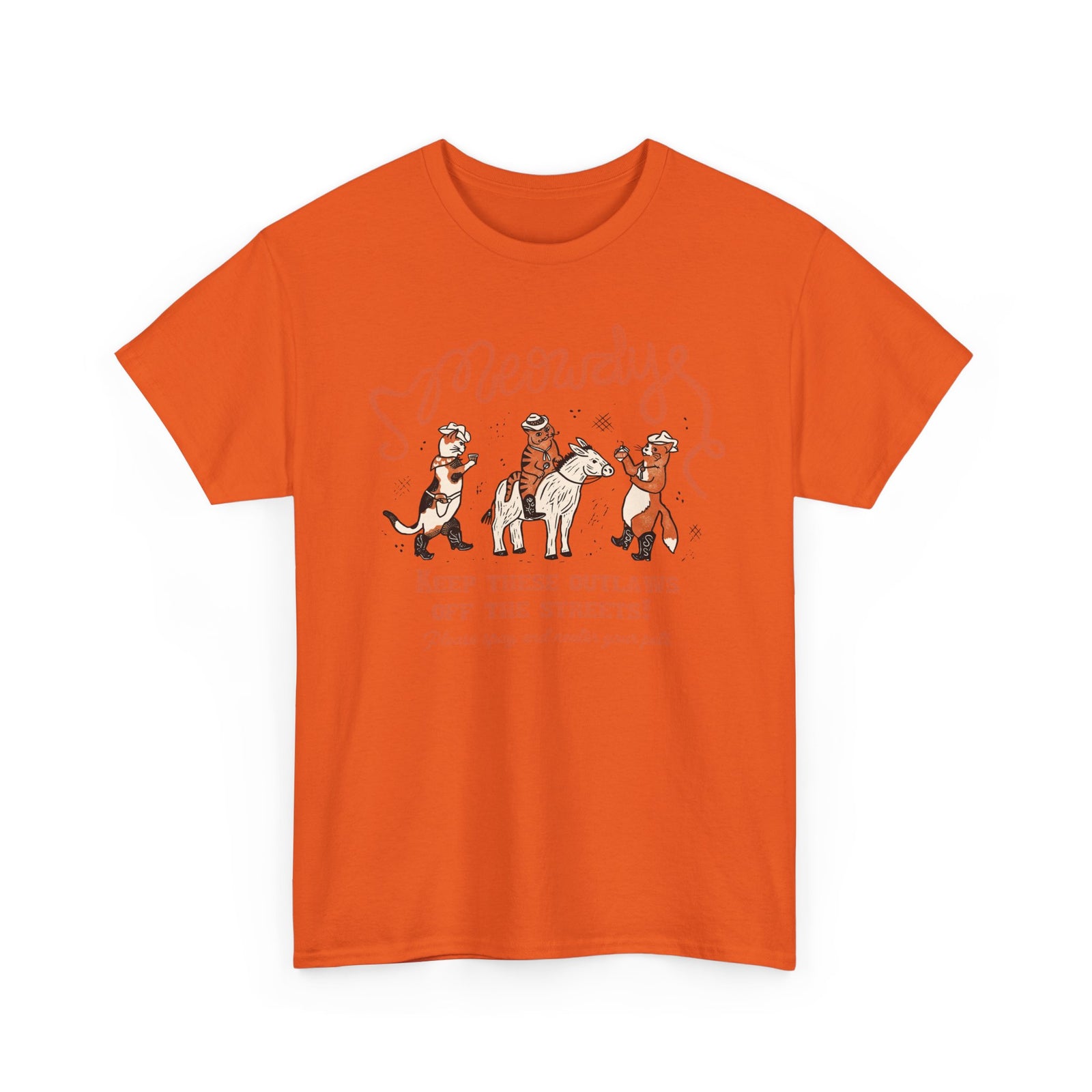 Meowdy Cat T-Shirt — Funny Cowgirl Cat Tee