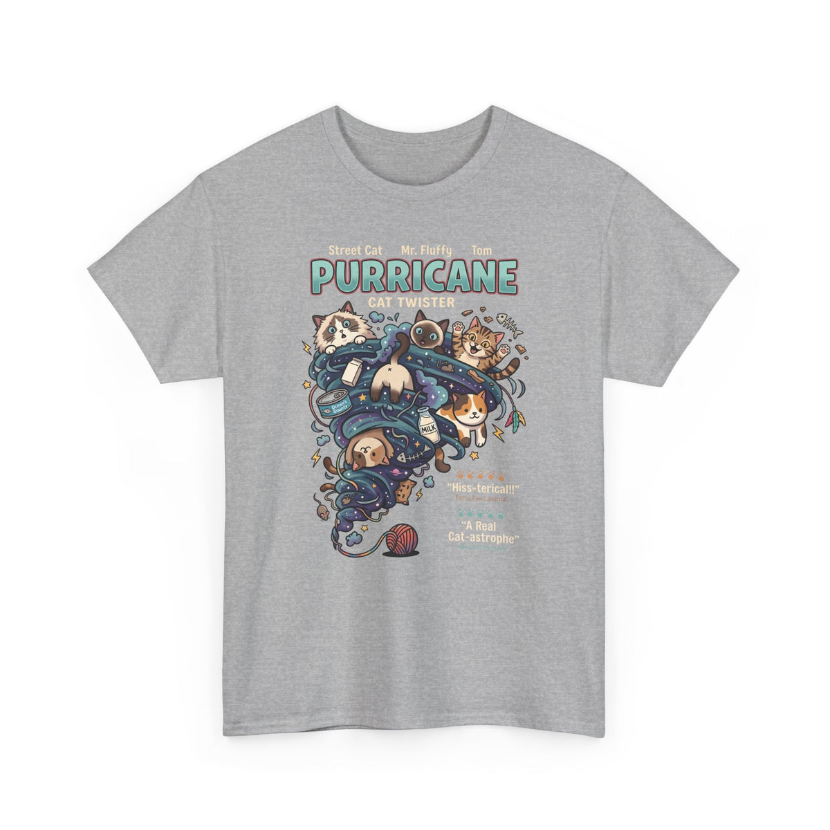 Purricane Funny Cat T-Shirt