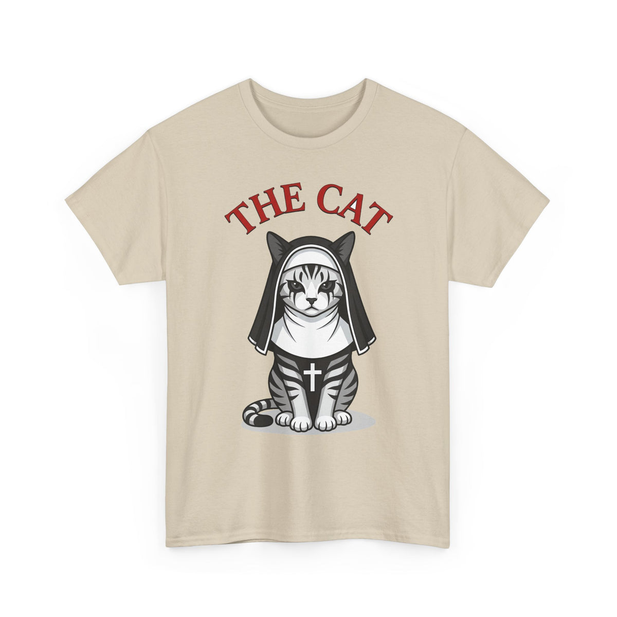 Nun Cat T-Shirt "The Cat" Gothic Kitty Tee