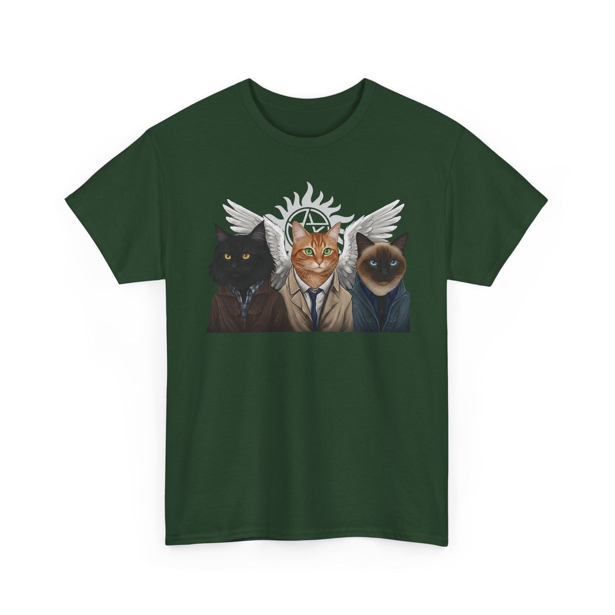 SuperCat Supernatural Cat T-Shirt — Mystical Cat Graphic Tee