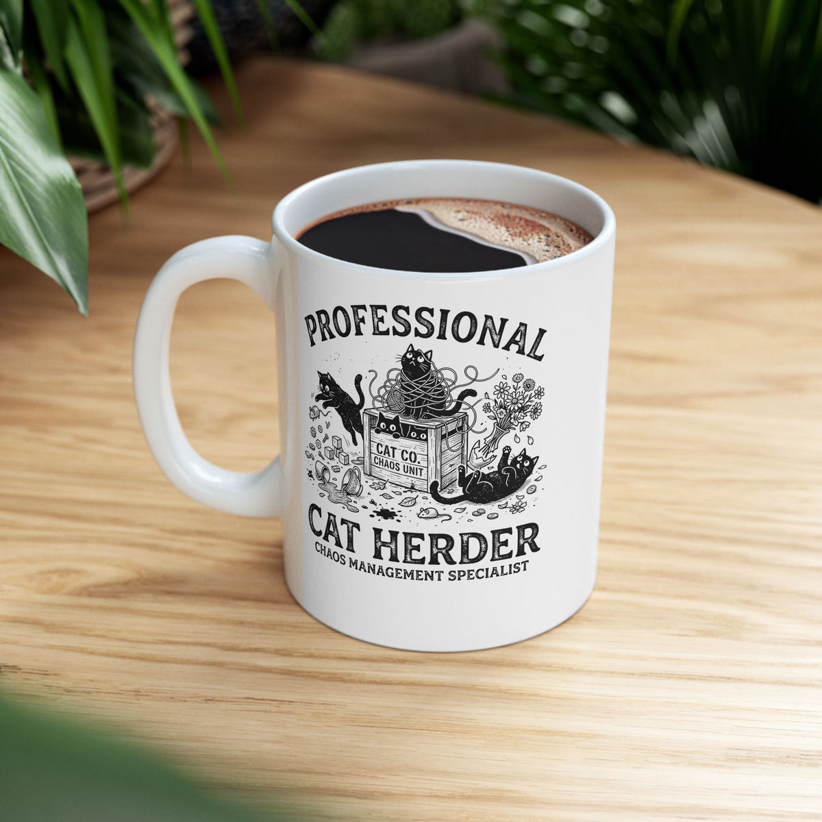 Professional Cat Herder Ceramic Mug