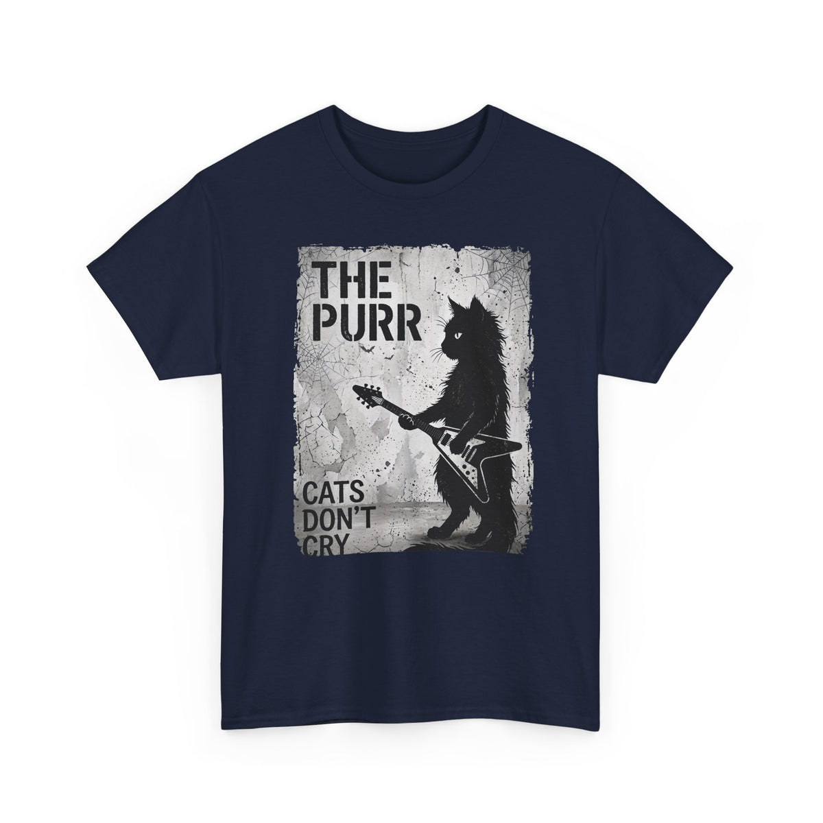 Purr Cats Don't Cry T-Shirt — Cute Cat Graphic Tee