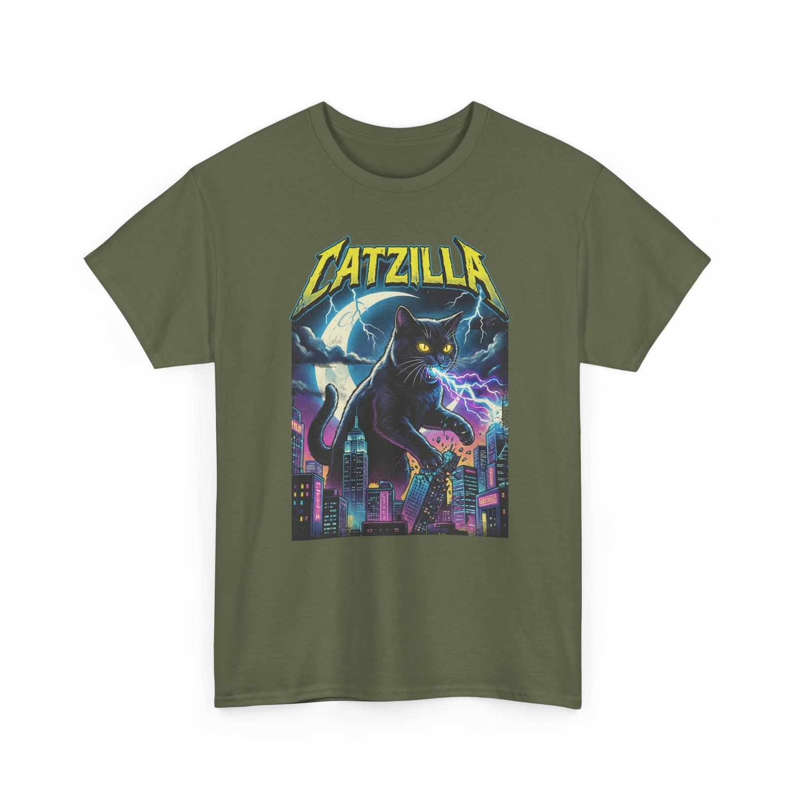 Cat Attack T-Shirt — Funny Graphic Cat Tee