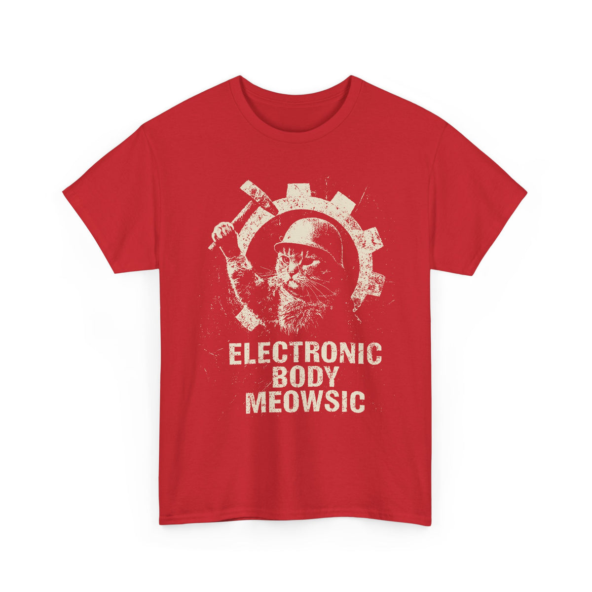 Electronic Body Meowsic Cat T-Shirt