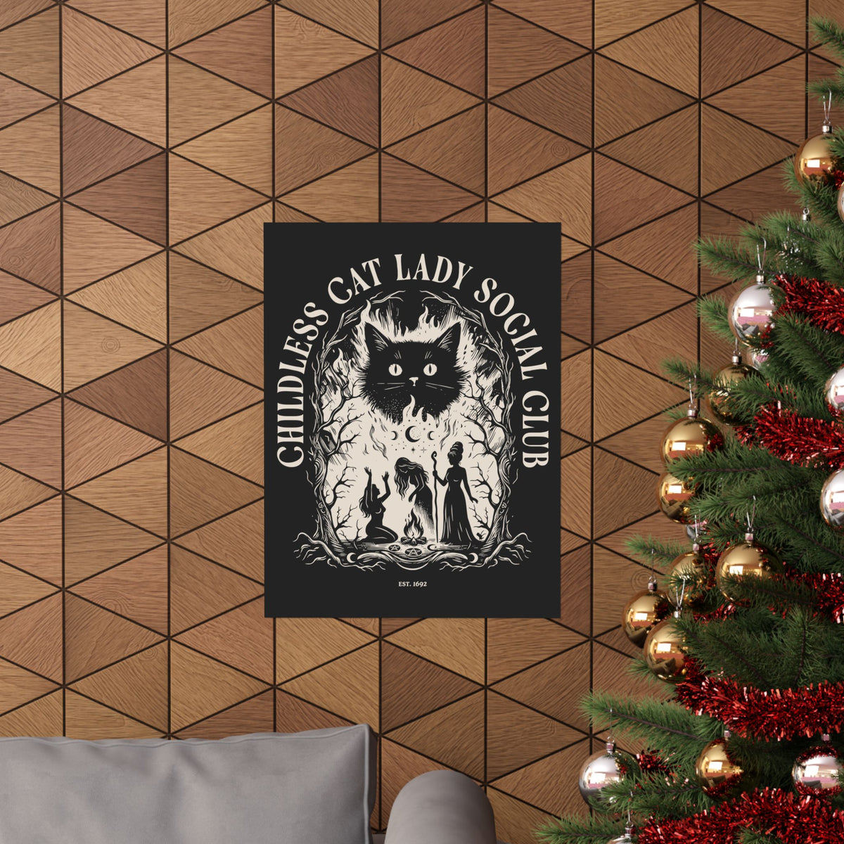 Childless Cat Lady Social Club Poster