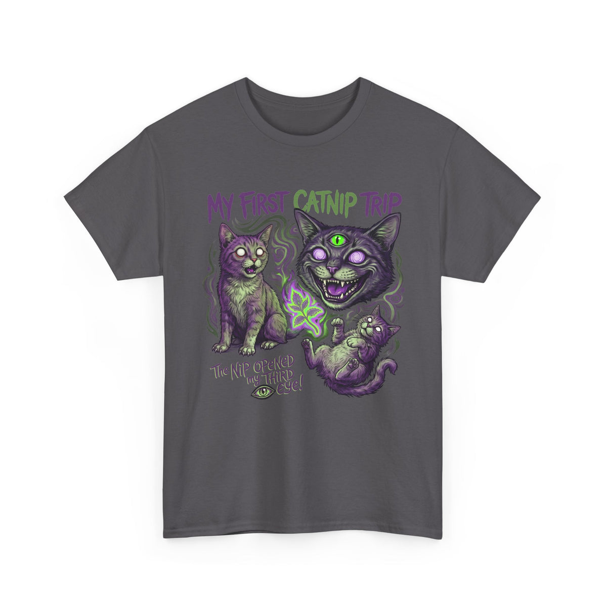 My First Catnip Trip Opened My Third Eye Shirt — Psychedelic Cat T-Shirt