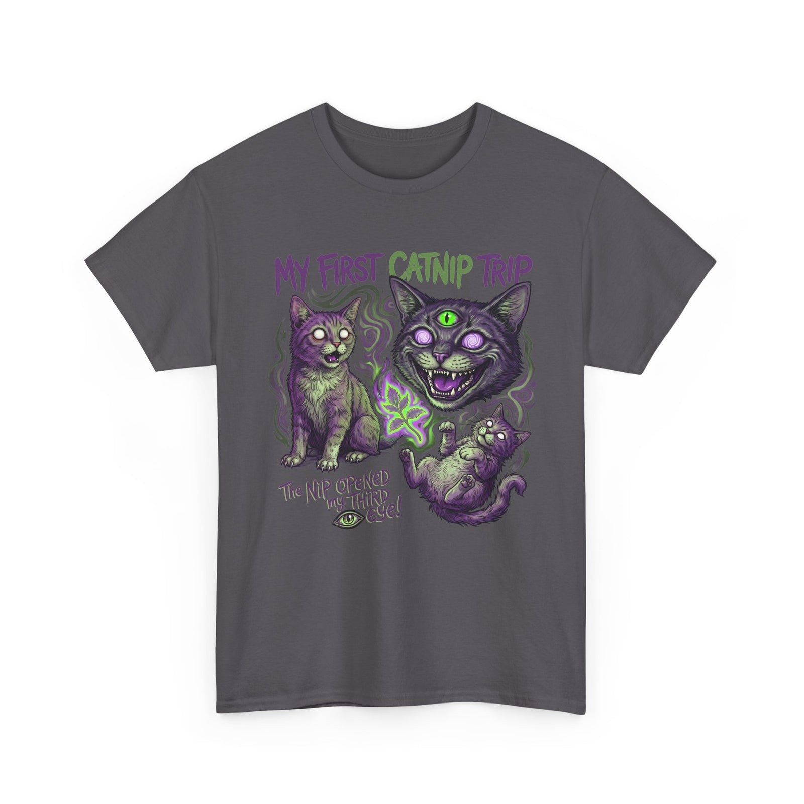 My First Catnip Trip Opened My Third Eye Shirt — Psychedelic Cat T-Shirt
