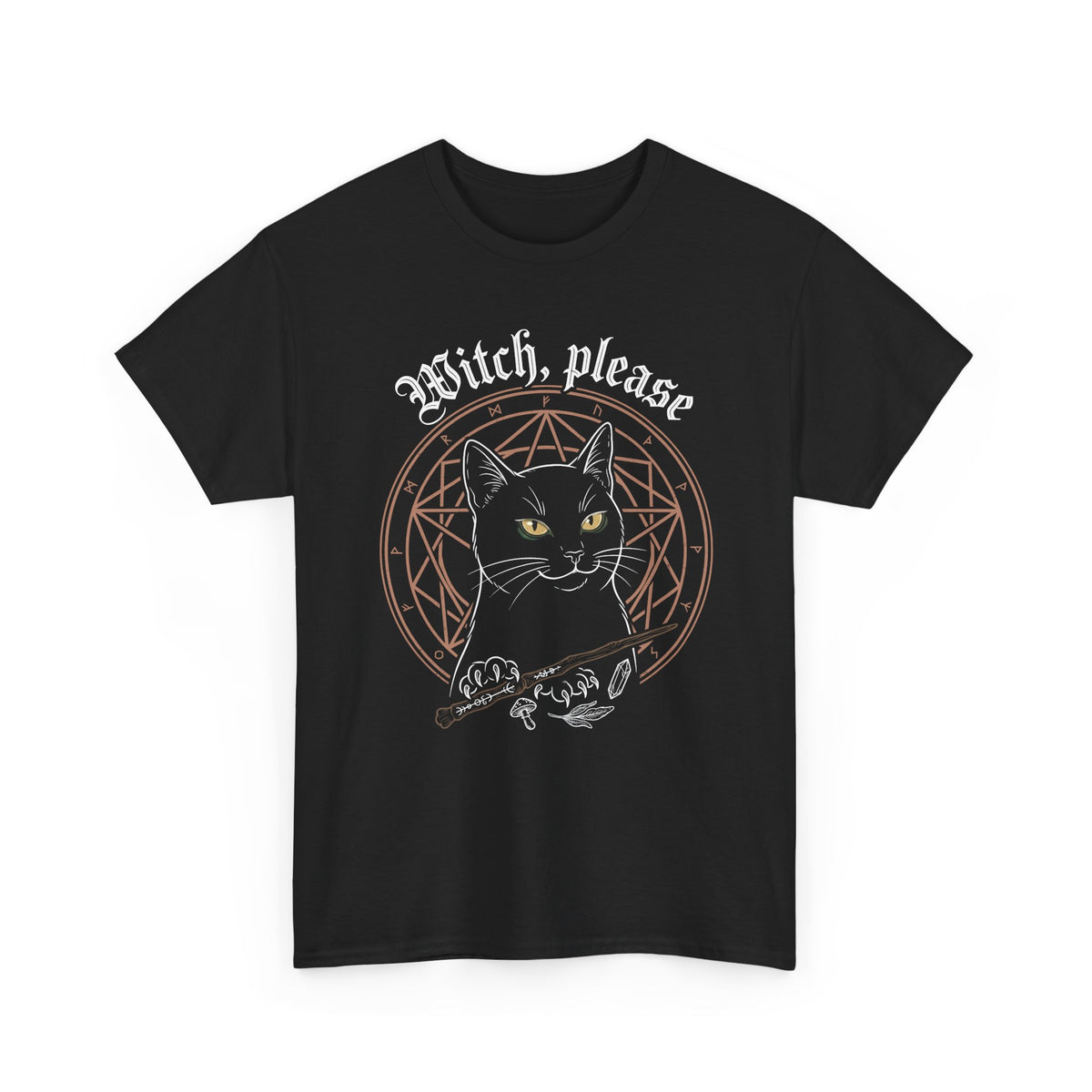 Witch, Please Black Cat Club T-Shirt