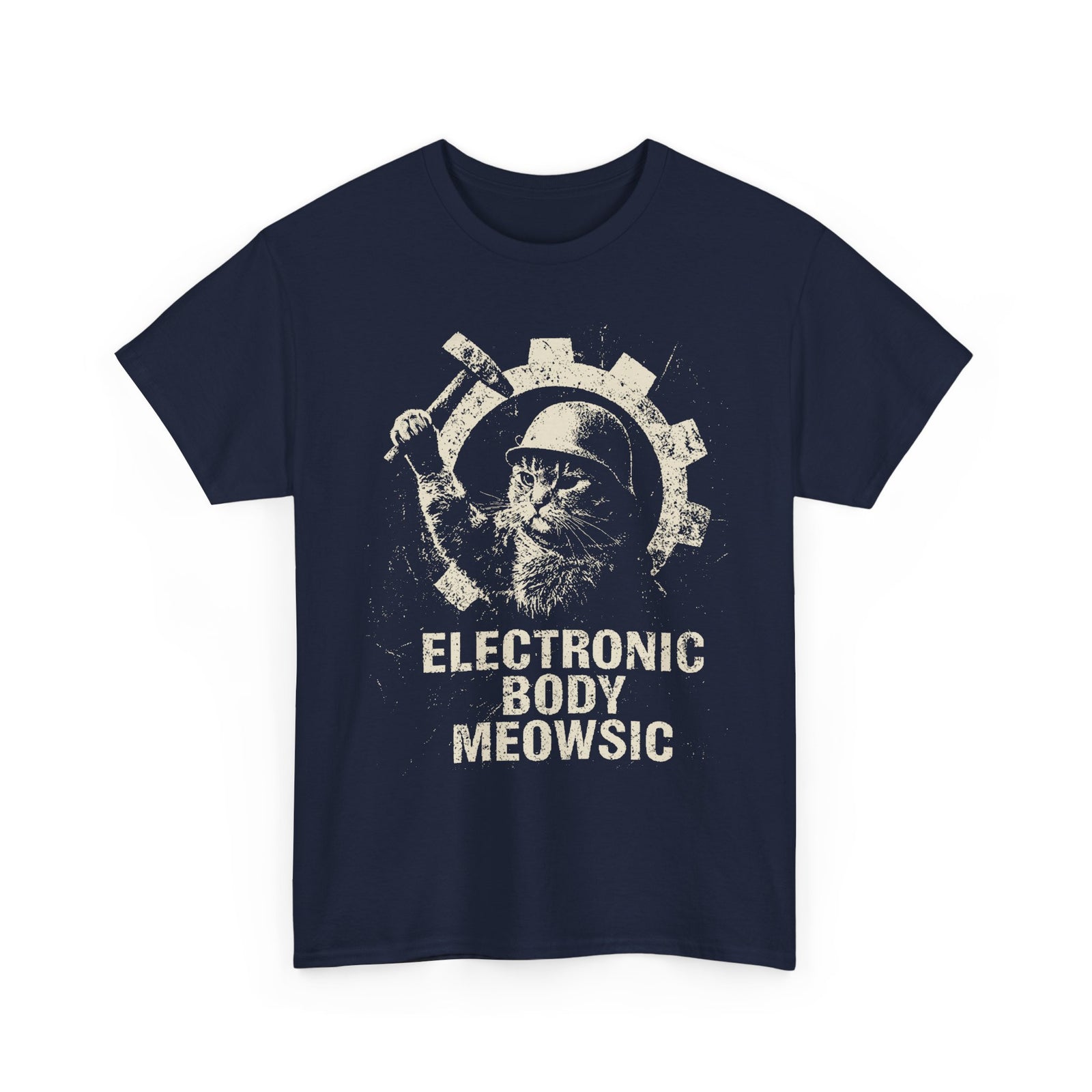 Electronic Body Meowsic Cat T-Shirt