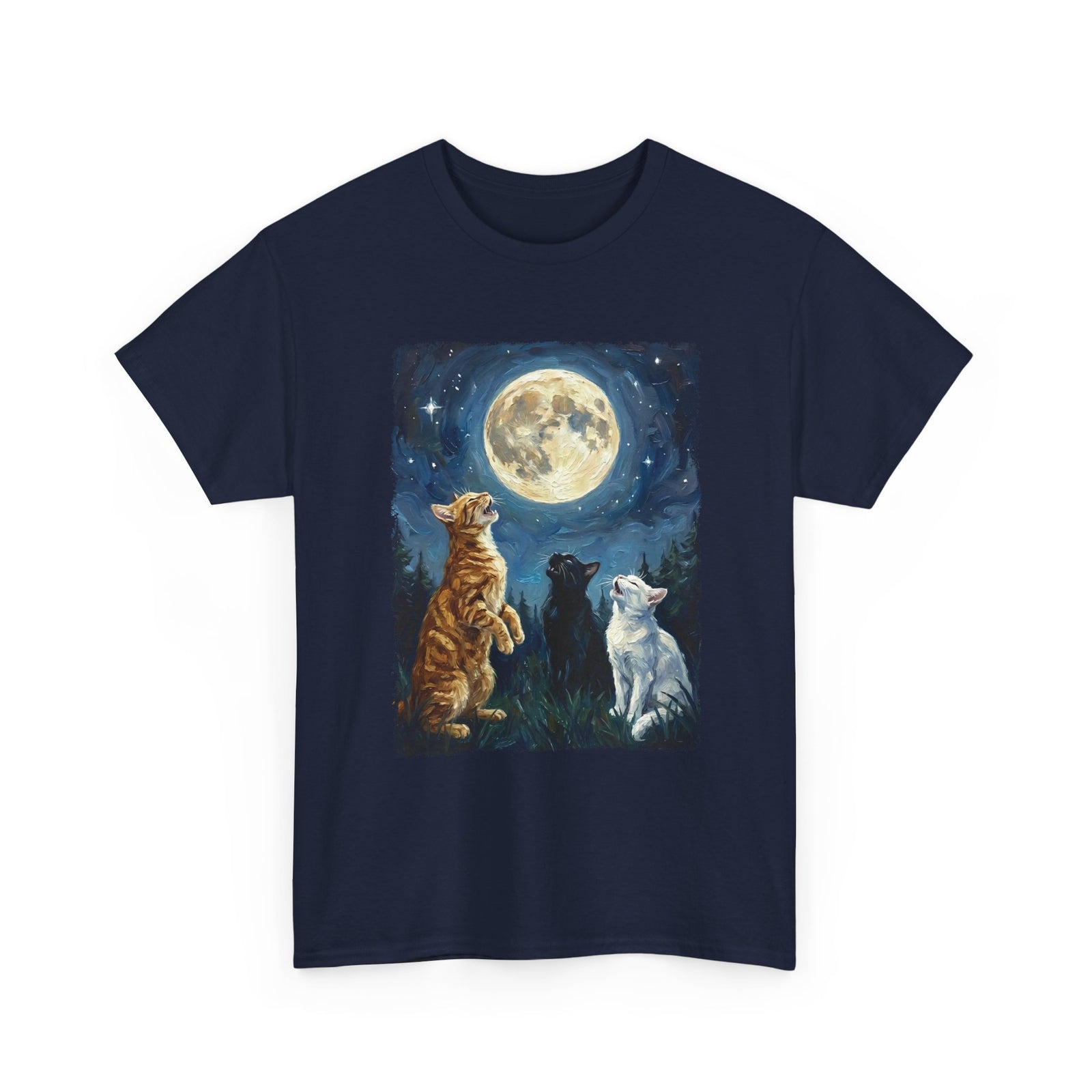 Cats Howling at the Moon T-Shirt