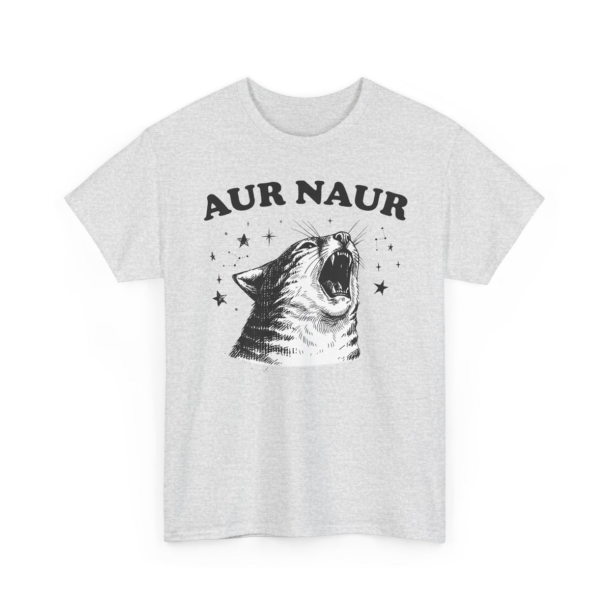 Aur Naur Funny Cat T-Shirt — Cute Funny Cat Tee
