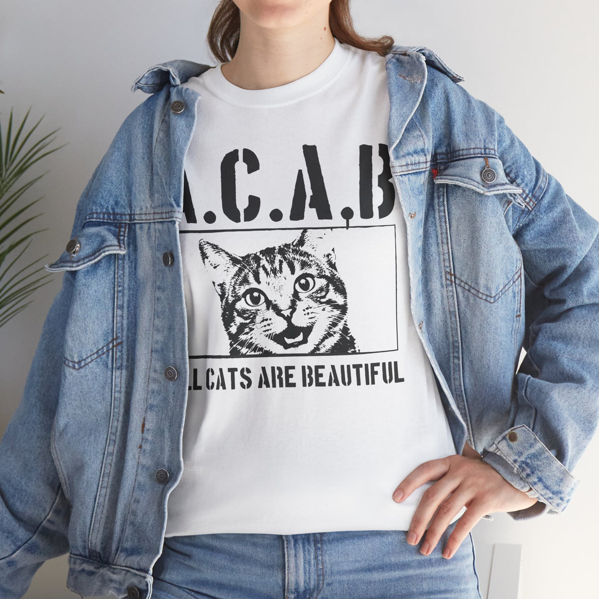 ACAB “All Cats Are Beautiful” T-Shirt — Cute Cat Lover Graphic Tee