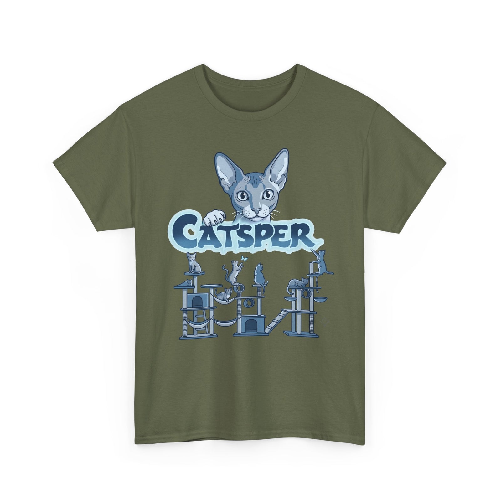 Cat Lab T‑Shirt — "CatspER" Retro Science Cat Tee