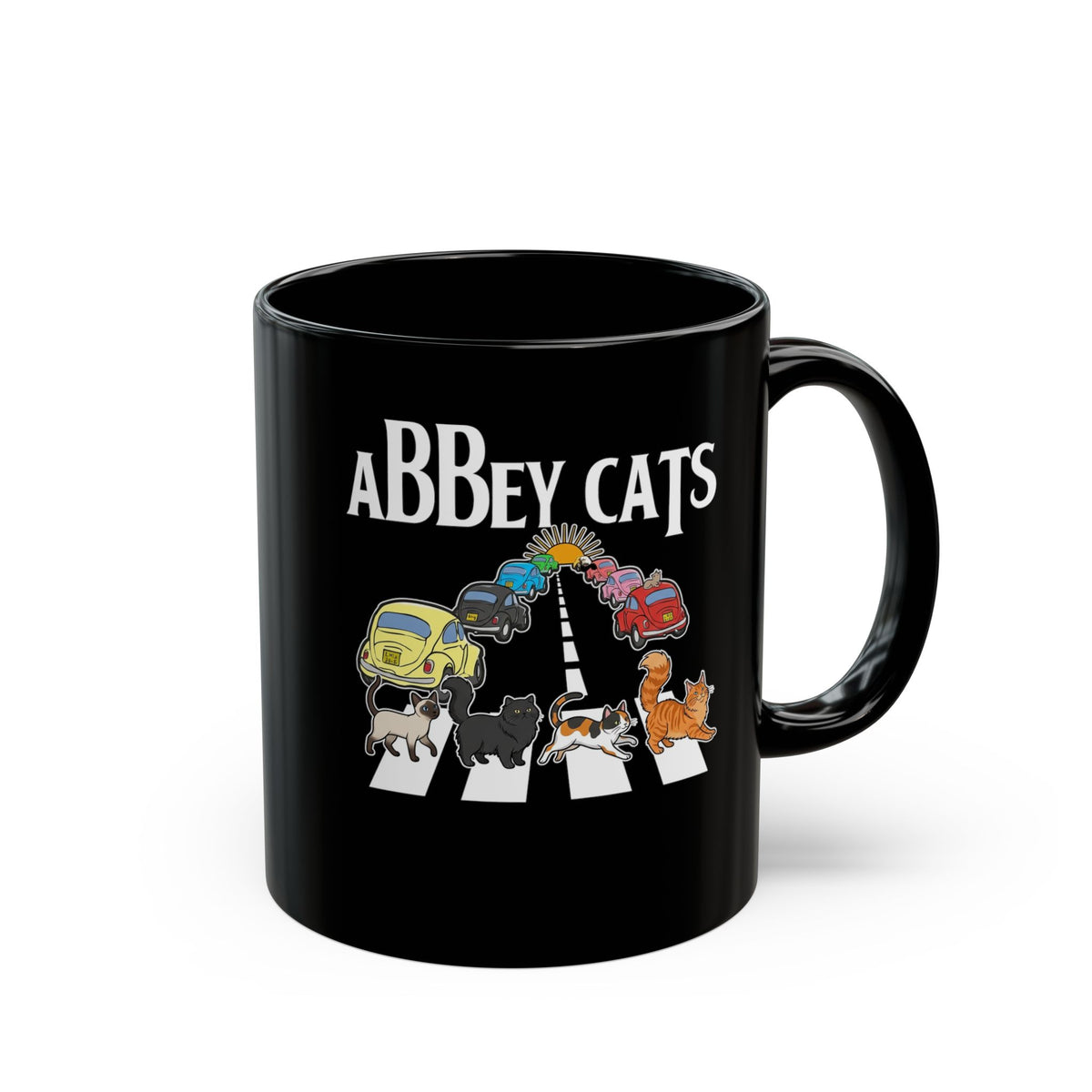 Cats Parody Mug Abbey Cats