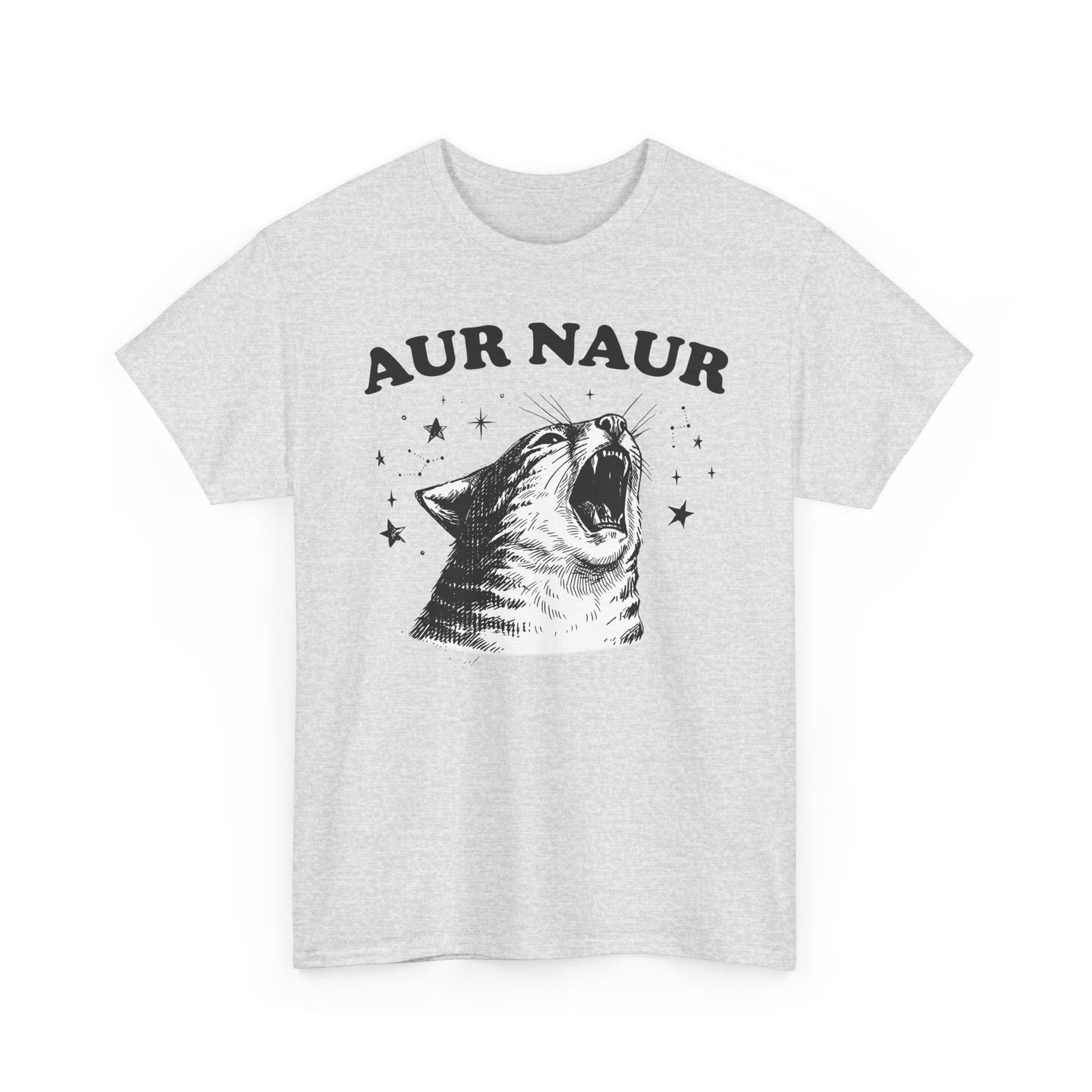 Aur Naur Funny Cat T-Shirt — Cute Funny Cat Tee