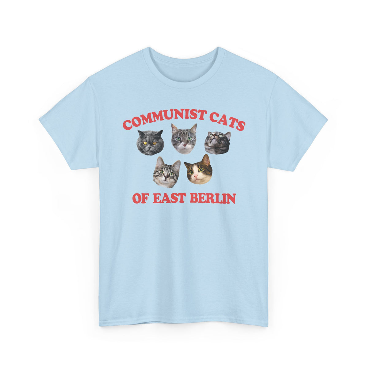 Communist Cats of East Berlin T-Shirt — Retro Socialist Cat Tee