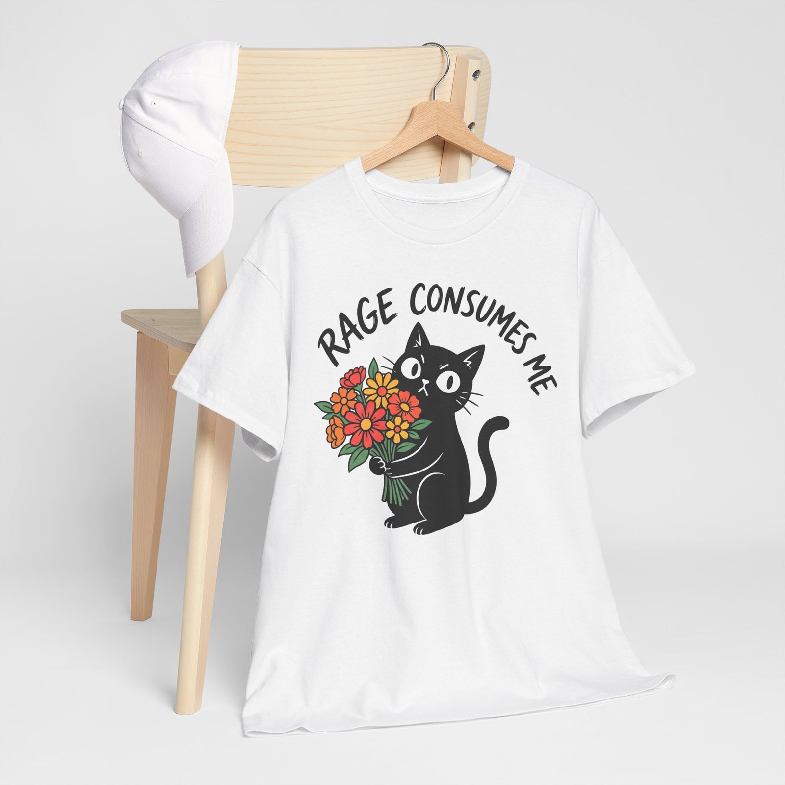 Rage Consumes Me Cat T-Shirt
