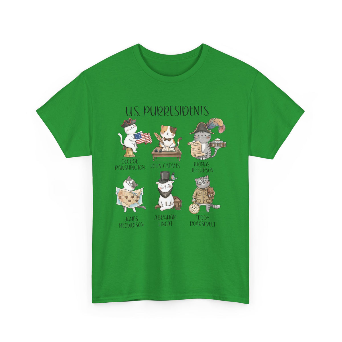 US Purresidents Funny Cat T-Shirt