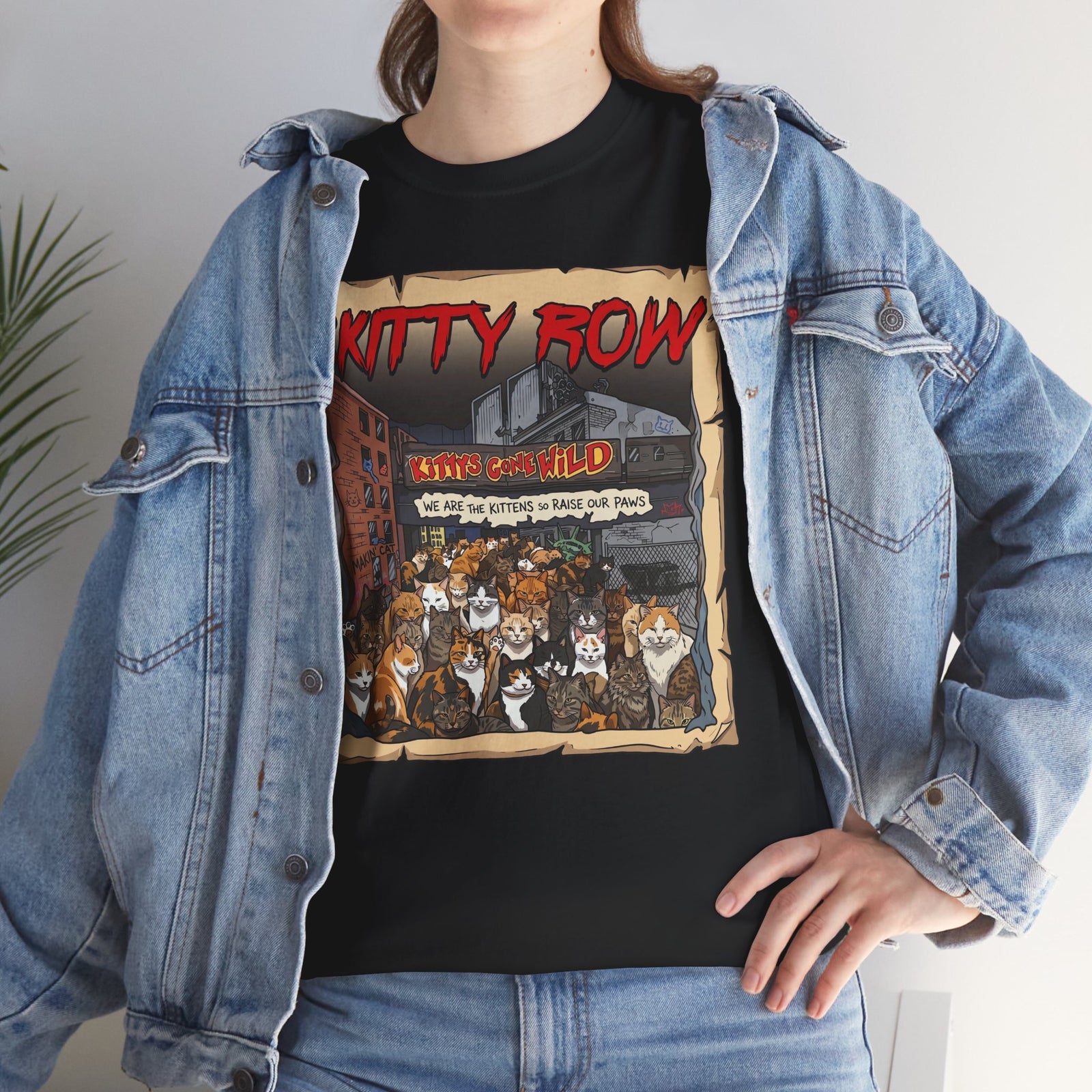 Skitty Row Cat Parody T-Shirt