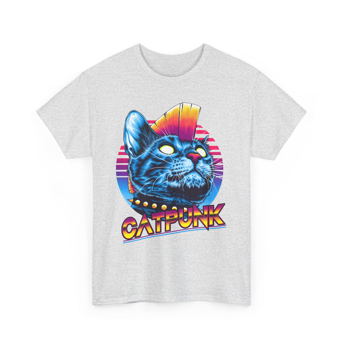 Cat Punk T-Shirt — Punk Rock Cat Graphic Tee