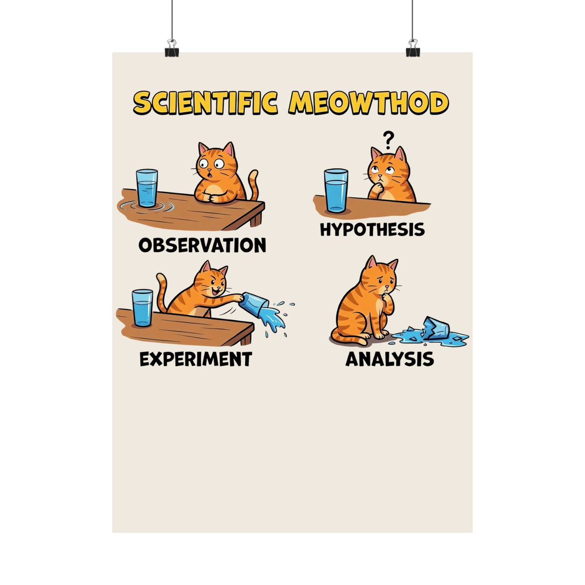 Scientific Meowthod Poster