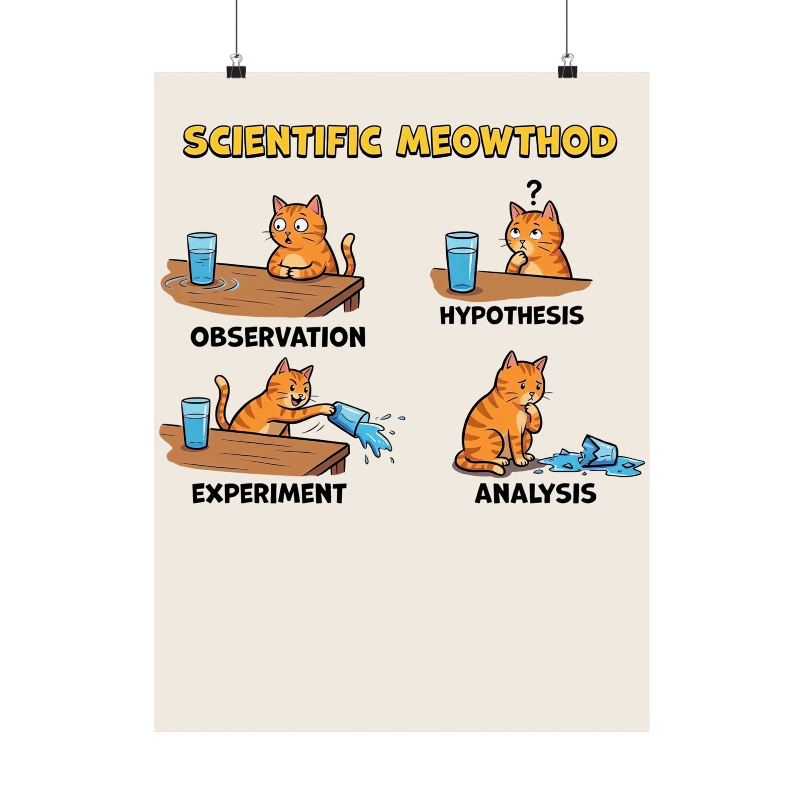 Scientific Meowthod Poster