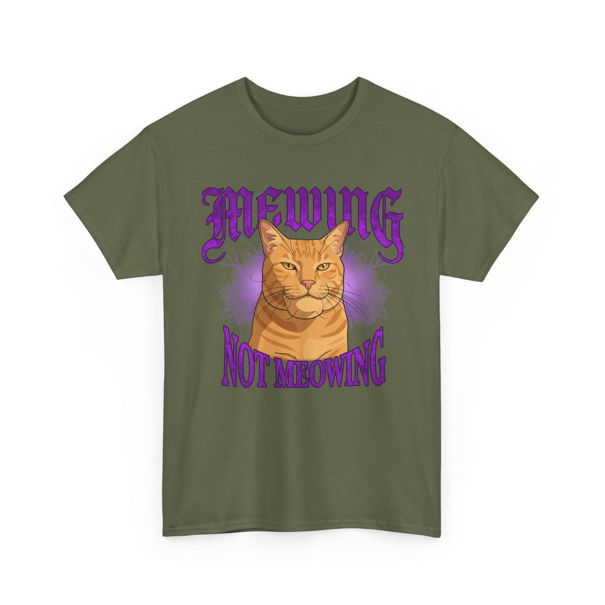 Mewing Not Meowing Cat T-Shirt
